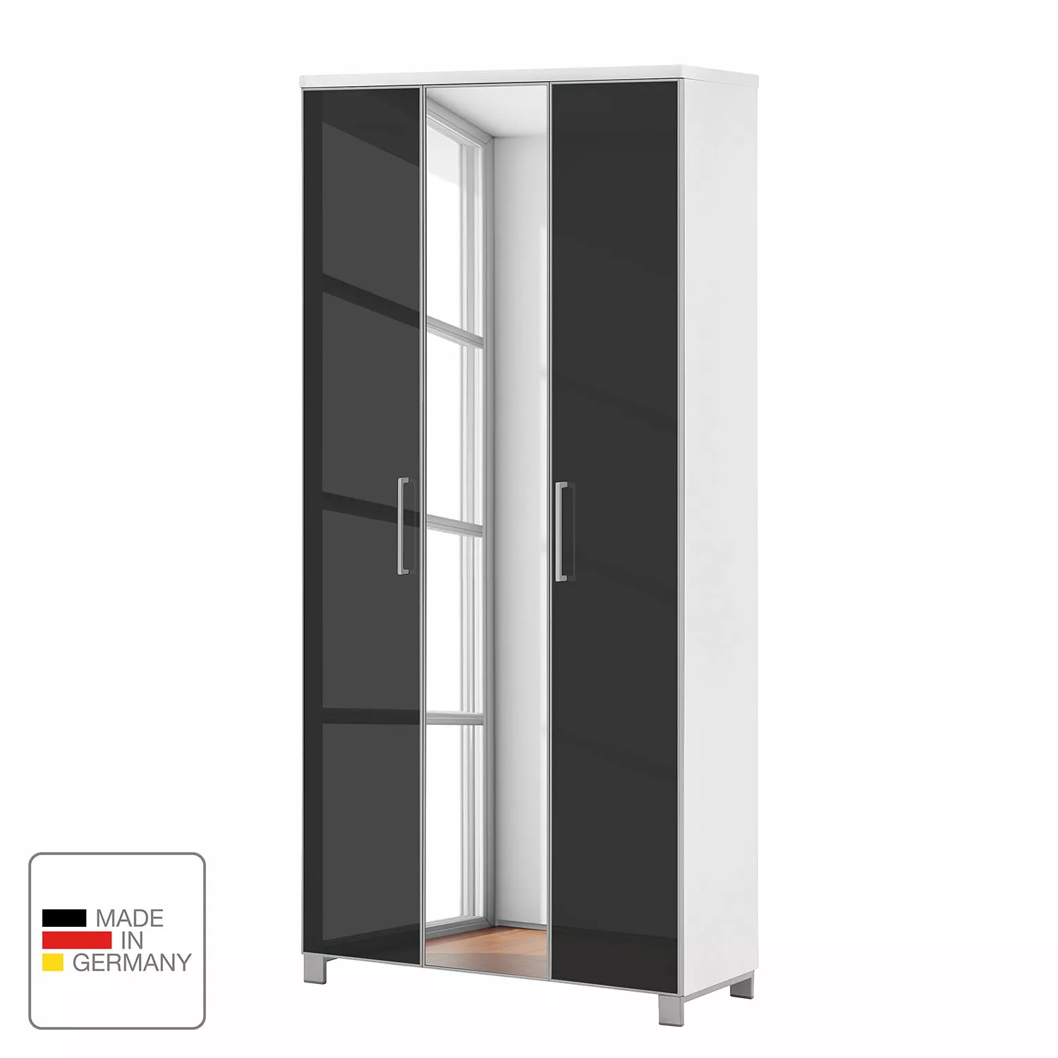 Vos Armoire Alavere Ii Anthracite Blanc 4 Vos Armoire Alavere Ii Anthracite Blanc – Image 2