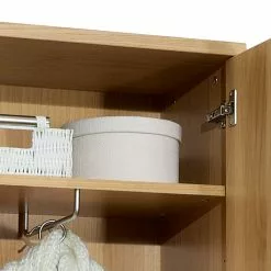 Vos Meuble Redding Ii Chêne Partiellement Massif Sauvage -Armoires Soldes dielenschrank redding ii mit spiegel wildeiche teilmassiv 399951