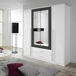 Armoire 3 Porte 136 Cm Métallisé Alpin Gri Blanc Rauch Blue 16 Armoire 3 Porte 136 Cm Métallisé Alpin Gri Blanc Rauch Blue -Armoires Soldes drehtueren kombischrank krefeld alpinweiss grau metallic 1350408