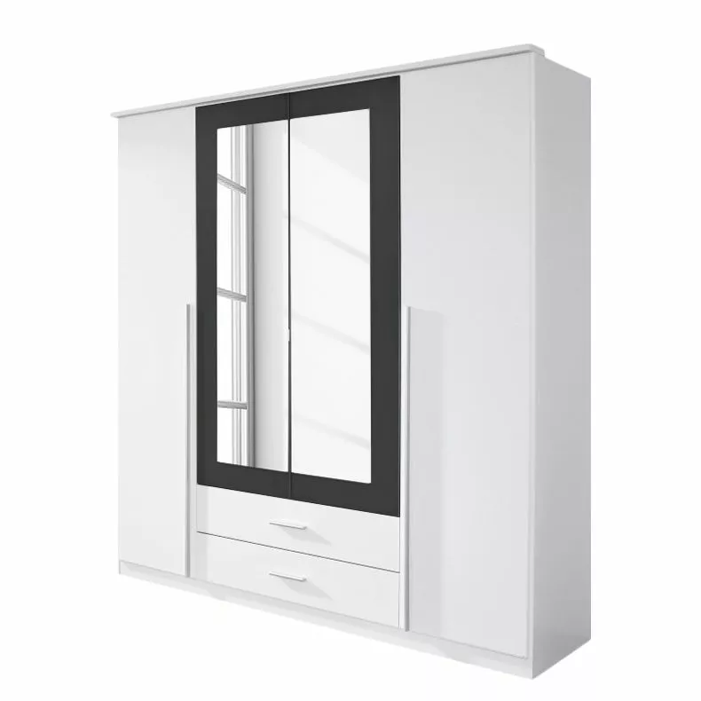 Armoire 3 Porte 136 Cm Métallisé Alpin Gri Blanc Rauch Blue 8 Armoire 3 Porte 136 Cm Métallisé Alpin Gri Blanc Rauch Blue – Image 6
