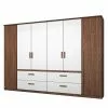 Armoire 271 Cm Largeur Rauch Orange Marron Blanc