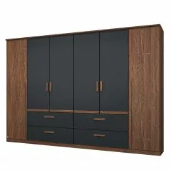 Armoire 271 Cm Anthracite Foncé Rauch Orange Marron