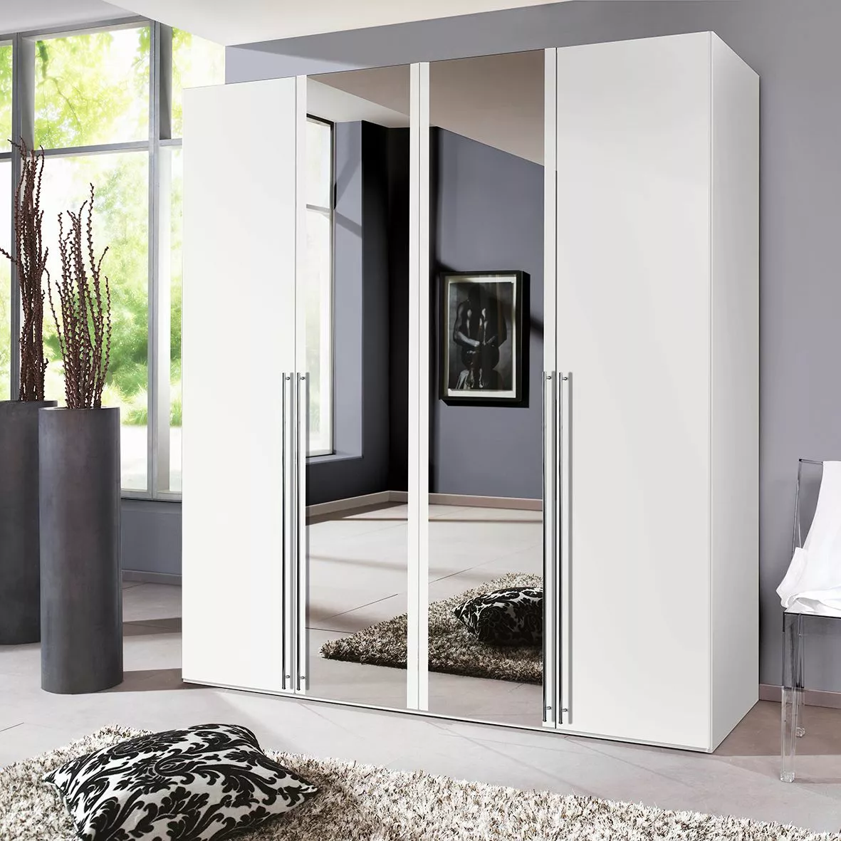 Möbel Armoire Brooklyn Xiii Largeur 236 Cm Hauteur 200 Cm Expres Alpin Blanc 5 Möbel Armoire Brooklyn Xiii Largeur 236 Cm Hauteur 200 Cm Expres Alpin Blanc – Image 3