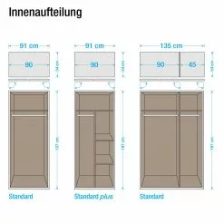 Case Armoire Standard 2 Porte 91 Cm Imitation Chêne De Sonoma Rauch Blue -Armoires Soldes drehtuerenschrank case i alpinweiss sonoma eiche dekor 329357