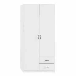 Case Armoire Ii Standard 135 Cm 3 Porte Alpin Blanc Rauch Blue -Armoires Soldes drehtuerenschrank case ii alpinweiss 274275