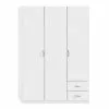 Case Armoire Ii Standard 135 Cm 3 Porte Alpin Blanc Rauch Blue -Armoires Soldes drehtuerenschrank case ii alpinweiss 274277