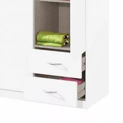 Case Armoire Ii Standard 135 Cm 3 Porte Alpin Blanc Rauch Blue -Armoires Soldes drehtuerenschrank case ii alpinweiss 274280