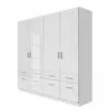 Armoire 181 Cm Largeur Alpin Brillant Blanc Rauch Blue 1 Armoire 181 Cm Largeur Alpin Brillant Blanc Rauch Blue -Armoires Soldes drehtuerenschrank celle i alpinweiss hochglanz weiss 181 cm 4 tuerig 2109934