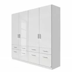 Armoire 181 Cm Largeur Alpin Brillant Blanc Rauch Blue