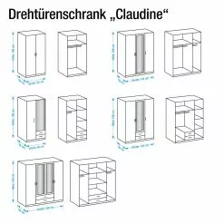 Wimex Armoire 2 Porte Imitation Wit Blanc 11 Wimex Armoire 2 Porte Imitation Wit Blanc -Armoires Soldes drehtuerenschrank claudine 2 tuerig perlglanz softwhite eiche saegerau 1381072