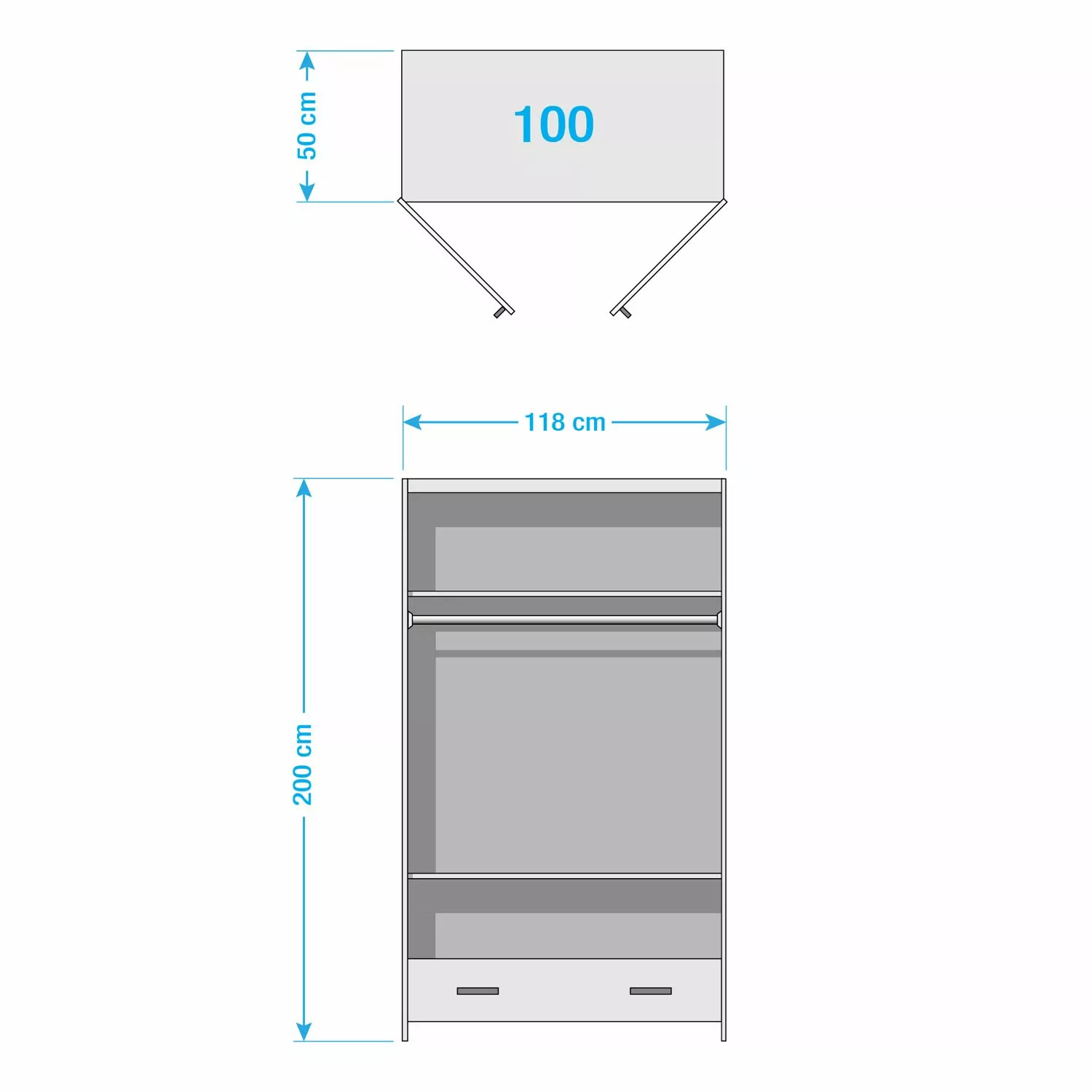 Wolf-Möbel Armoire Iron I 16 Wolf-Möbel Armoire Iron I – Image 14