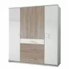 Wimex Julan Armoire Miroir Ii Pivotante Imitation 2 Wimex Julan Armoire Miroir Ii Pivotante Imitation -Armoires Soldes drehtuerenschrank julan ii alpinweiss eiche saegerau dekor 180 cm 4 tuerig ohne spiegeltuer en 3607065