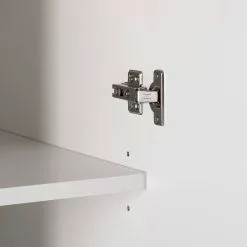 Mørteen Armoire Mat 152 Cm Blanc -Armoires Soldes drehtuerenschrank lindholm mattweiss 152 cm 3 tuerig 4834716