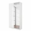Minosa Armoire I 91 Cm Pivotante Rauch Blue -Armoires Soldes drehtuerenschrank minosa i alpinweiss hochglanz weiss 91 cm 2 tuerig 3308997