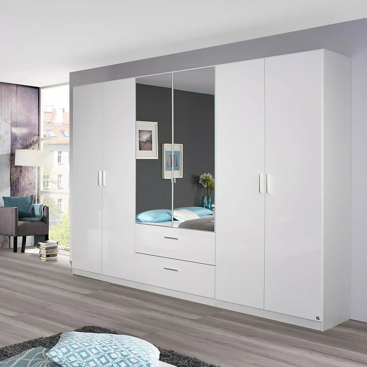 Armoire 271 Cm Passau Rauch Orange 4 Armoire 271 Cm Passau Rauch Orange – Image 2