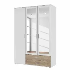 San Remo Armoire 2 127 Cm Imitation Chêne De Alpin Blanc Rauch Blue