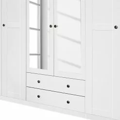 Rosenheim Rauch Armoire I 271 Cm Largeur Pivotante Orange -Armoires Soldes drehtuerenschrank rosenheim i alpinweiss 271 cm 6 tuerig 3307965