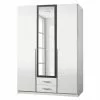 Wimex Armoire 135 Cm 1 Wimex Armoire 135 Cm -Armoires Soldes drehtuerenschrank salta alpinweiss anthrazit 333837