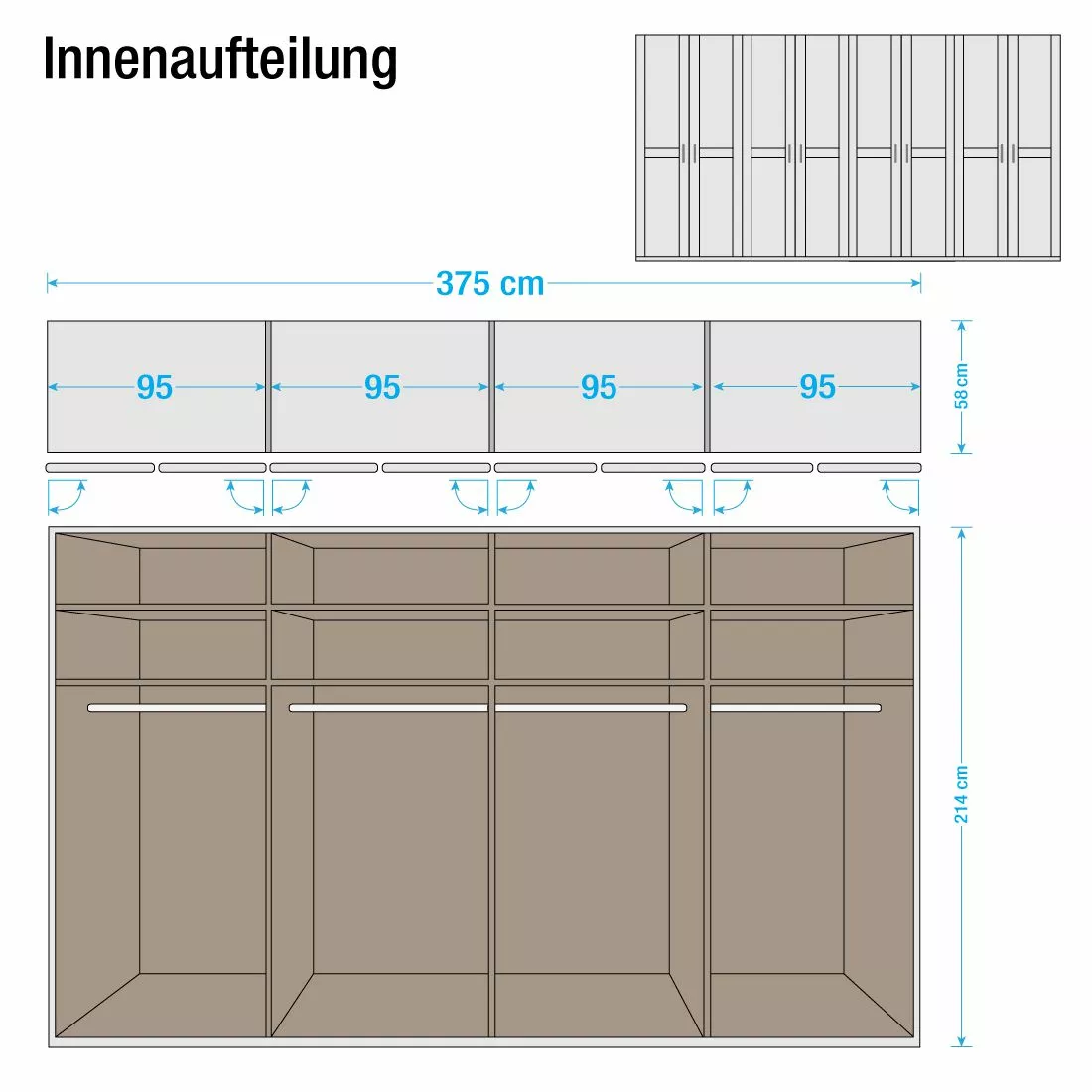 Rauch Armoire Sitara I 2 Porte 95 Cm Orange 14 Rauch Armoire Sitara I 2 Porte 95 Cm Orange – Image 12