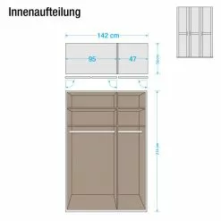 Rauch Armoire Sitara I 2 Porte 95 Cm Orange 22 Rauch Armoire Sitara I 2 Porte 95 Cm Orange -Armoires Soldes drehtuerenschrank sitara i erle teilmassiv lackiert 555449