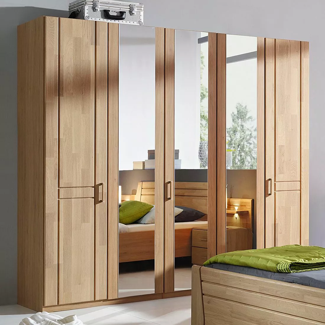 Rauch Armoire Miroir Sitara Ii 235 Cm 5 Porte Orange 8 Rauch Armoire Miroir Sitara Ii 235 Cm 5 Porte Orange – Image 6