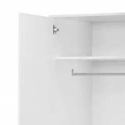 Mørteen Armoire Blanc Chêne Clair -Armoires Soldes drehtuerenschrank sunndal weiss eiche dekor 4845200