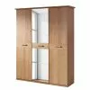 Armoire 197 Cm 3 Largeur Hauteur 142 Cm Corniche Rauch Orange