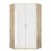 Armoire Brillant Imitation Blanc Rauch Blue -Armoires Soldes eckschrank celle eiche sonoma dekor hochglanz weiss 2110098