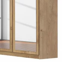 Wimex Clack Armoire Chêne Miroir Alpin Imitation Blanc -Armoires Soldes eckschrank julan mit spiegel eiche 5161780