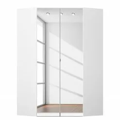 Kiydoo Blanc Alpin Armoire Ii 210 Cm -Armoires Soldes eckschrank kiydoo vii 210 cm 4549404