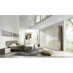 Wiemann Armoire Loft Iii Imitation Magnolia -Armoires Soldes falttuerenschrank loft 300 cm 3 tyrig 6 schubladen 5041640