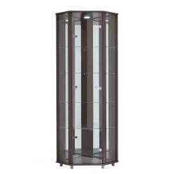 Fredrik Imitation Hêtre Wengé Vitrine Amalia I Imitation