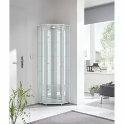 Fredrik Vitrine Amalia I Imitation Blanc -Armoires Soldes fif vitrinen led 18 05 2017 4921944