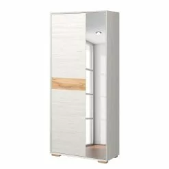 Germania Pin Imitation Chêne De Navarra Blanc -Armoires Soldes garderobenschrank calvi ii pinie weiss dekor eiche 4260412