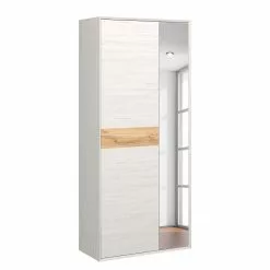Germania Pin Imitation Chêne De Navarra Blanc -Armoires Soldes garderobenschrank calvi ii pinie weiss dekor eiche 4260416