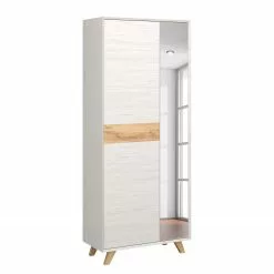 Germania Pin Imitation Chêne De Navarra Blanc -Armoires Soldes garderobenschrank calvi ii pinie weiss dekor eiche 4260420