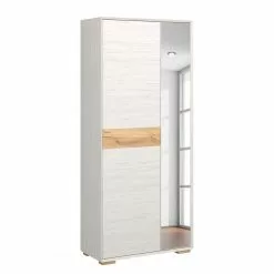 Germania Pin Imitation Chêne De Navarra Blanc -Armoires Soldes garderobenschrank calvi ii pinie weiss dekor eiche 4260424
