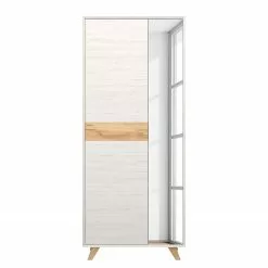 Germania Pin Imitation Chêne De Navarra Blanc -Armoires Soldes garderobenschrank calvi ii pinie weiss dekor eiche 4260432