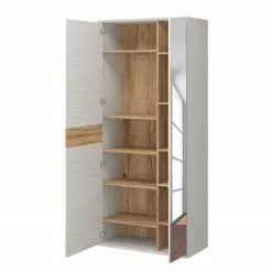 Germania Pin Imitation Chêne De Navarra Blanc -Armoires Soldes garderobenschrank calvi ii pinie weiss dekor eiche 4260440