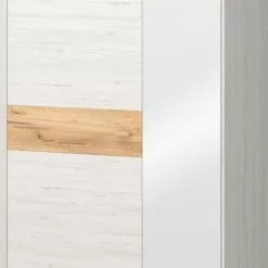 Germania Pin Imitation Chêne De Navarra Blanc -Armoires Soldes garderobenschrank calvi ii pinie weiss dekor eiche 4260452
