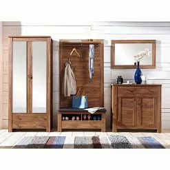 Ridgevalley Armoire Charleroi I Imitation Acacia -Armoires Soldes garderobenschrank charleroi ii akazie dekor 1541874