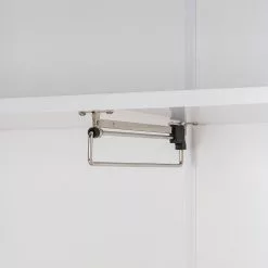 Mørteen Armoire Chêne Massif Lindholm Blanc -Armoires Soldes garderobenschrank lindholm eiche massiv matt weiss 4831568