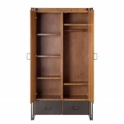 Ars Manufacti Armoire Manchester Ii Anthracite Acacia Acacia Massif Métal 110 Cm 23 Ars Manufacti Armoire Manchester Ii Anthracite Acacia Acacia Massif Métal 110 Cm -Armoires Soldes garderobenschrank manchester akazie teilmassiv akazie akazie anthrazit 110 cm 2 tuerig 4874976