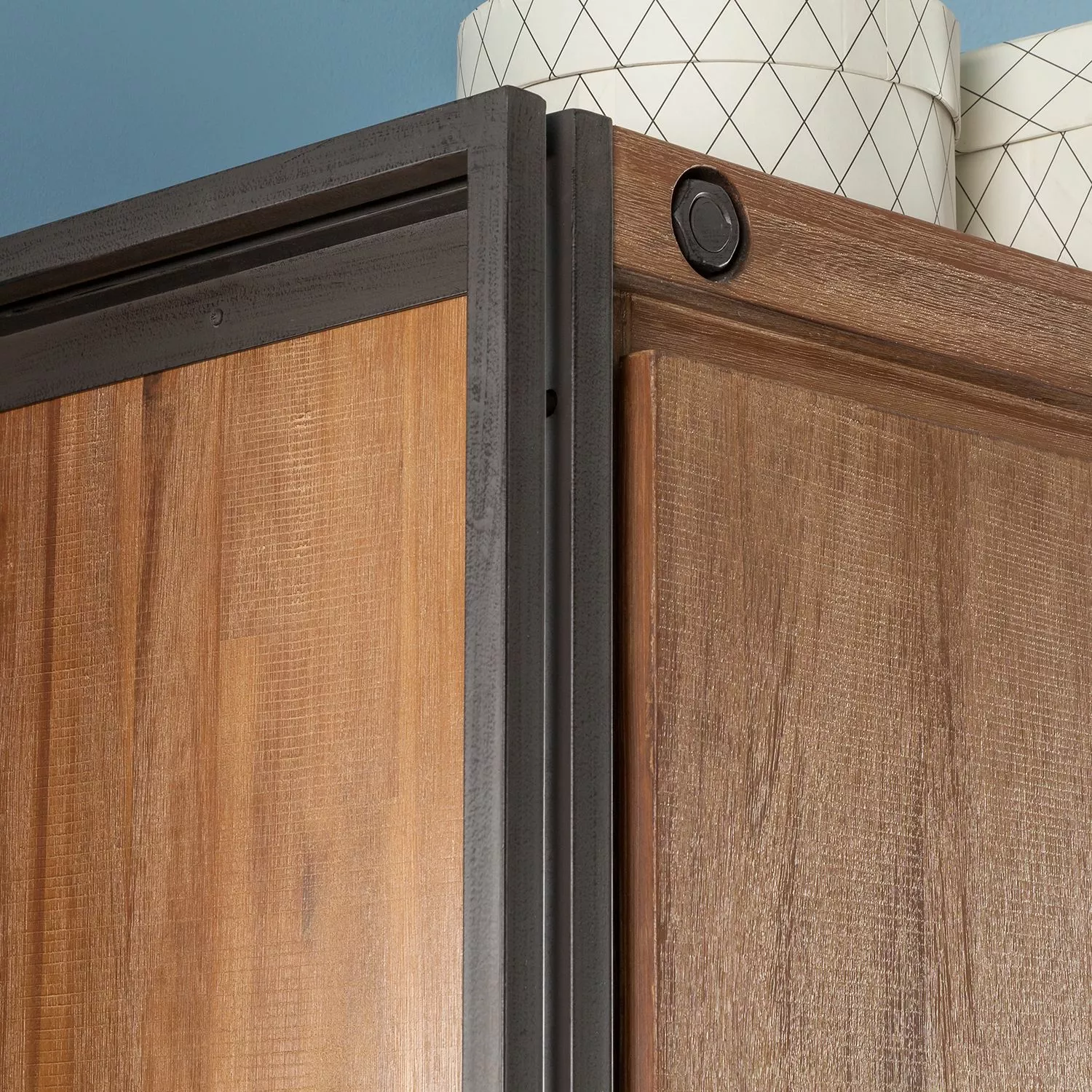 Ars Manufacti Armoire Manchester Ii Anthracite Acacia Acacia Massif Métal 110 Cm 11 Ars Manufacti Armoire Manchester Ii Anthracite Acacia Acacia Massif Métal 110 Cm – Image 9