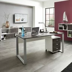 Germania 10 Germania -Armoires Soldes rollcontainer altino basalt weiss 4146672