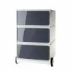 Easyoffice By Paperflow Easybox I Anthracite Blanc 2 Easyoffice By Paperflow Easybox I Anthracite Blanc -Armoires Soldes rollcontainer easybox i weiss anthrazit 1595782