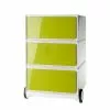 Easyoffice By Paperflow Easybox I Vert Blanc 2 Easyoffice By Paperflow Easybox I Vert Blanc -Armoires Soldes rollcontainer easybox i weiss gruen 1595790