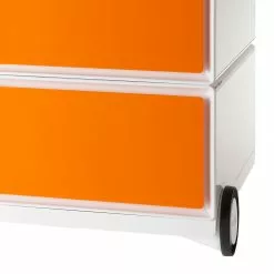 Easyoffice By Paperflow Easybox I Orange Blanc 6 Easyoffice By Paperflow Easybox I Orange Blanc -Armoires Soldes rollcontainer easybox i weiss orange 1595802