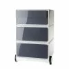 Easyoffice By Paperflow Easybox Ii Anthracite Blanc 2 Easyoffice By Paperflow Easybox Ii Anthracite Blanc -Armoires Soldes rollcontainer easybox ii weiss anthrazit 1595598