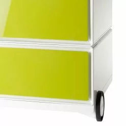 Easyoffice By Paperflow Easybox Ii Vert Blanc 7 Easyoffice By Paperflow Easybox Ii Vert Blanc -Armoires Soldes rollcontainer easybox ii weiss gruen 1595610